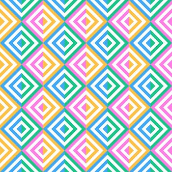 Vector seamless pattern. Modern stylish texture. Repeating abstract geometric background with rhombuses.