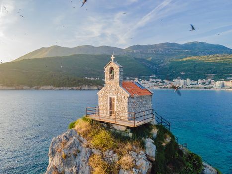 Sveta Nedelja is an islet on the Adriatic Sea, in Montenegrin municipality of Budva. It is located opposite the town of Petrovac na Moru in Montenegro. It has a small church on it.