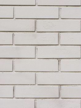 Wall background view. Concrete block wall. A red brick wall in close-up.