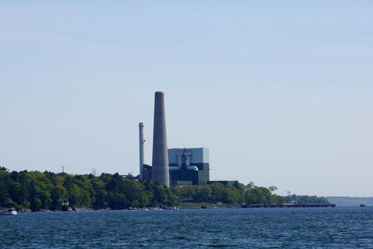 Cousins Island Large Gas Power Plant in Yarmouth, Maine.