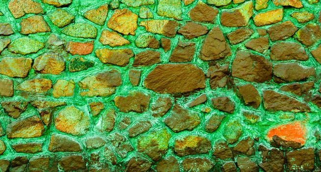 Part of a stone wall, for background or texture