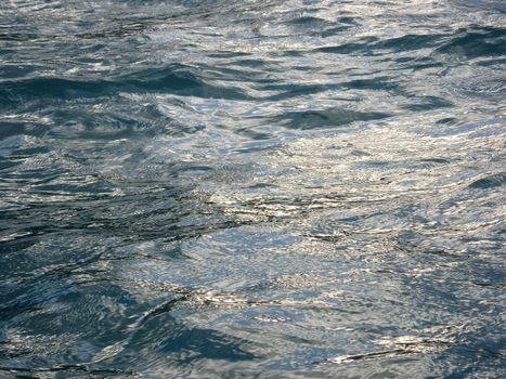 Ocean Water ripples off the coast of Waimanalo Bay, Oahu, Hawaii.  Good for backgrounds textures.