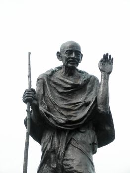 Statue of Ghandi in the embarcadero center, San Francisco, California