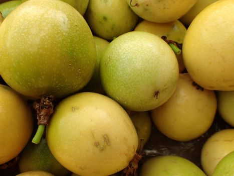 Close-up of Pile of Passion Fruit 