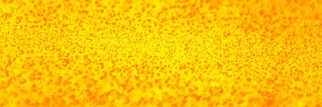 Yellow, orange shiny background with sparkles. Abstract pattern. Web banner.