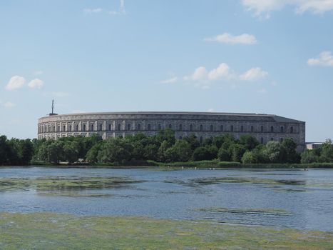 Kongresshalle translation Congress Hall designed by architect Rudy Ruff and Franz Ruff as part of the Nazi party rally ground in Nuernberg, Germany