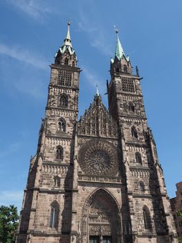 St Lorenz, translation St Lawrence, evangelical lutheran church in Nuernberg, Germany