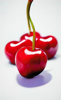 delicious and useful fruit of summer, cherry