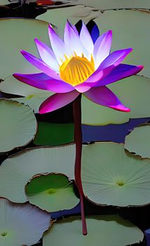 lotus flower in the pond