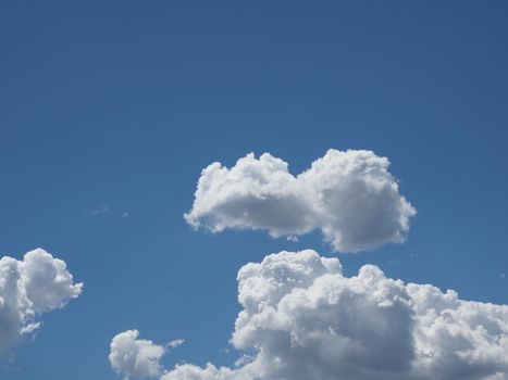 blue sky with clouds useful as a background