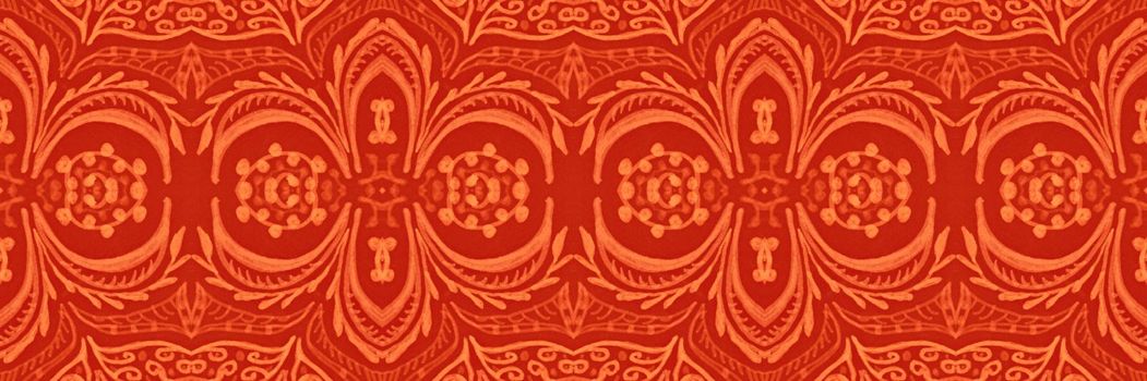 Art texture chinese. Oriental japanese background. New year asian style. Seamless chinese pattern. Abstract hand drawn geometric wallpaper. Red floral ethnic illustration. Vintage texture chinese.