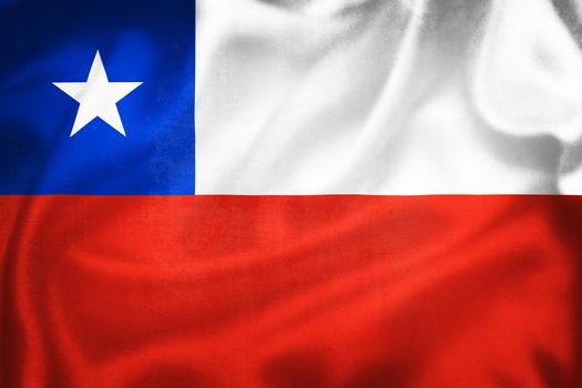 Grunge 3D illustration of Chile flag, concept of Chile 