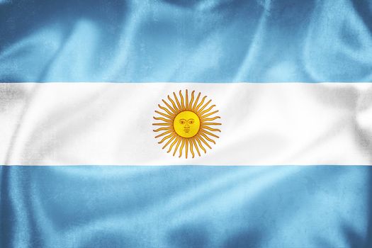 Grunge 3D illustration of Argentina flag, concept of Argentina 