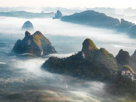 Rice terraces near Doi Tapang in Chumphon, Thailand