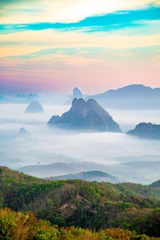 Rice terraces near Doi Tapang in Chumphon, Thailand