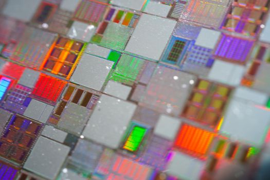 Silicon wafer for manufacturing semiconductor of integrated circuit.