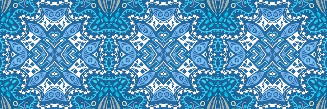 Mosaic pattern. Seamless arabesque illustration. Abstract oriental decorative design. Vintage Watercolor mosaic pattern. Geometric grunge texture. Modern ethnic background. Mosaic pattern.