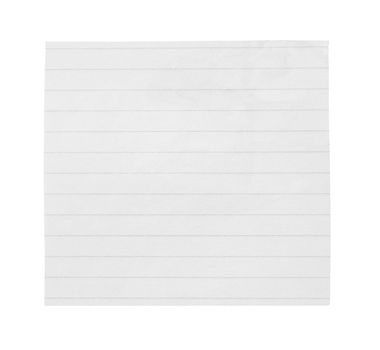 collection of white ripped pieces of paper on white background. each one is shot separately