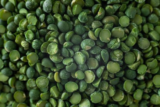 Ground chopped green peas. Green Peas. Green background. Peas background. Top view Close up.