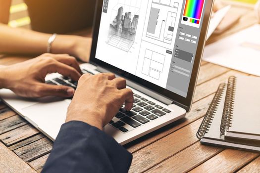 Architectural design modish software application for architect business and professional designer