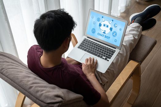 Chatbot software application for modish online business that automatically reply to customer questions