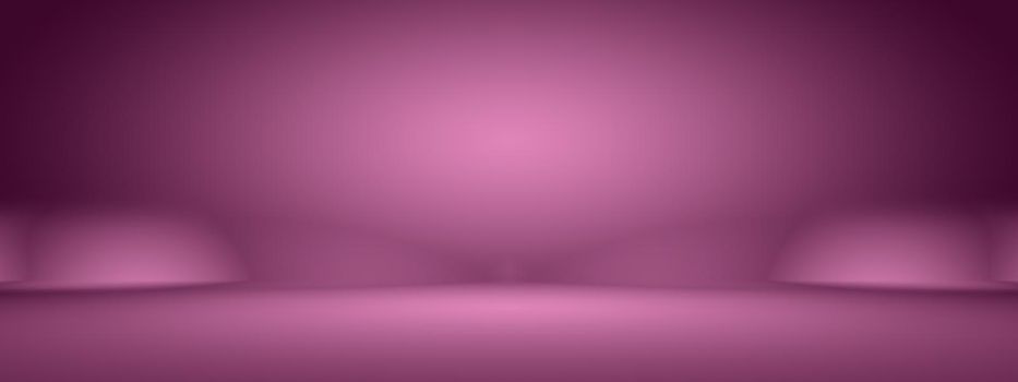 Studio Background Concept - abstract empty light gradient purple studio room background for product