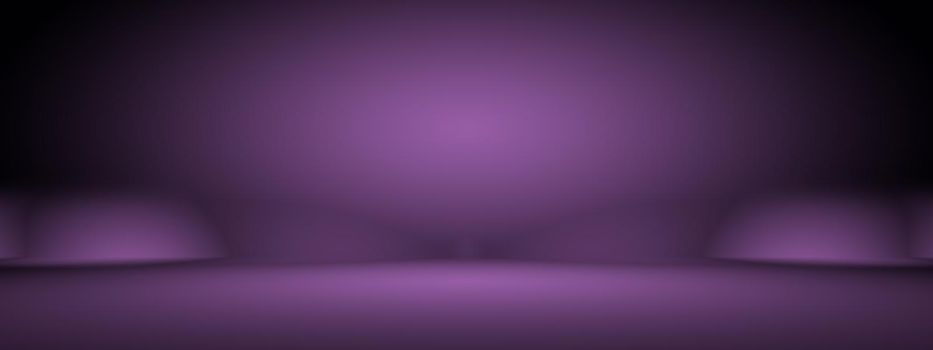 Studio Background Concept - abstract empty light gradient purple studio room background for product