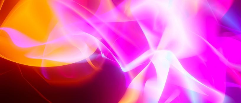 Magical Abstract Light Art Effects Banner Background Wallpaper