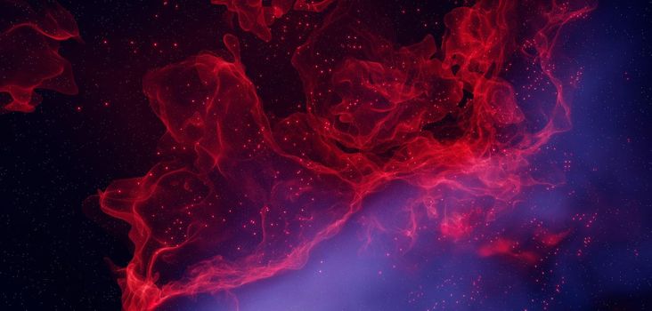 Vibrant Elegant Cosmic Starfield Universe Galaxy vivid Purple Violet Banner Background Wallpaper