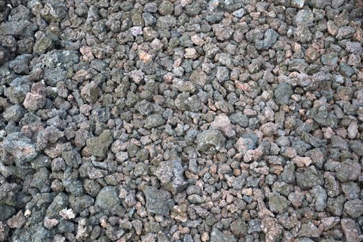 Close up of Pile of lava rocks on the Big Island, Hawaii                               