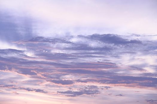 Sunset sky and cloud background