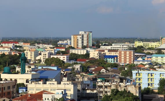 Nakhon Ratchasima Cityscape, Day view in Thailand