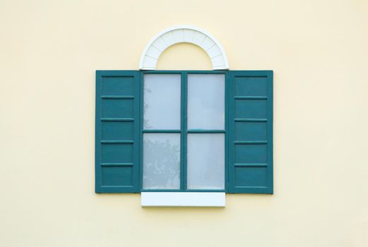 Vintage window with wall background (Venice or Italian style)