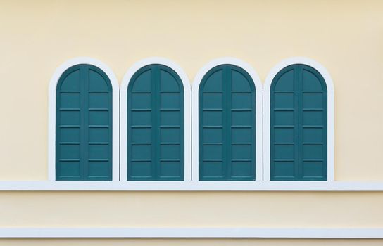 Vintage window with wall background (Venice or Italian style)