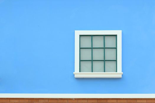 Vintage window with wall background (Venice or Italian style)