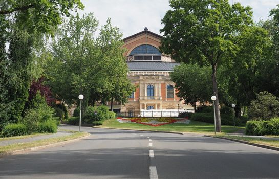 Wagner Festspielhaus translation Festival Theatre in Bayreuth, Germany