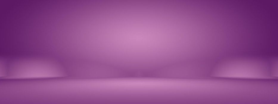 Studio Background Concept - abstract empty light gradient purple studio room background for product