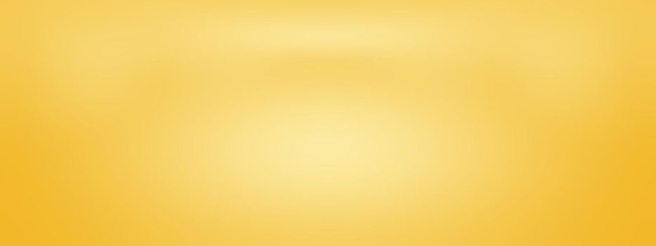 Abstract Luxury Gold yellow gradient studio wall, well use as background,layout,banner and product presentation