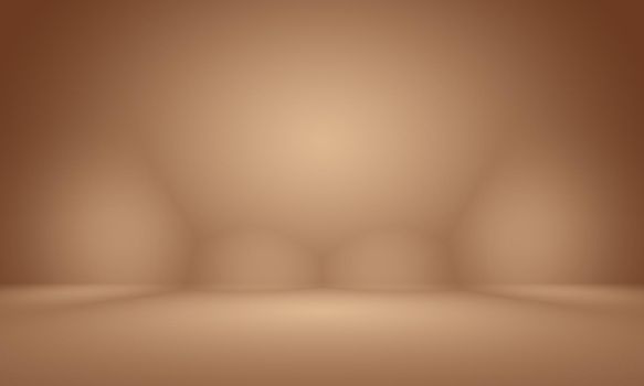 Abstract Smooth Brown wall background layout design,studio,room,web template,Business report with smooth circle gradient color.