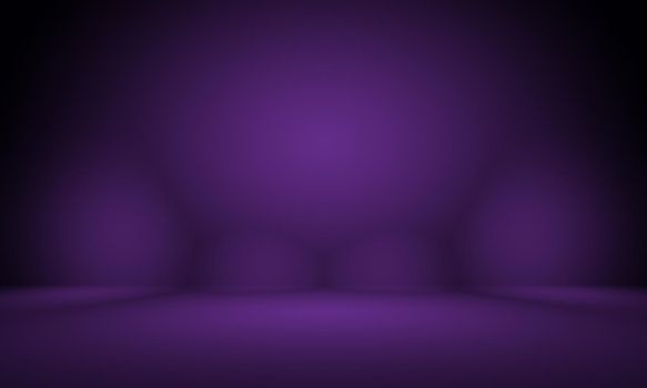 Studio Background Concept - abstract empty light gradient purple studio room background for product