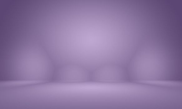 Studio Background Concept - abstract empty light gradient purple studio room background for product