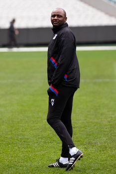 MELBOURNE, AUSTRALIA - JULY 18: Patrick Viera manager of Crystal Palace in training ahead of their pre-season clash with Manchester United at the MCG on Melbourne on 18th July 2022