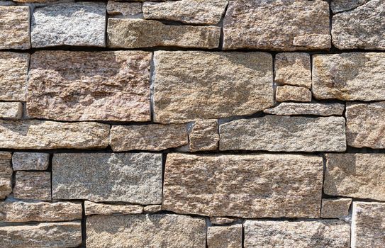 Texture from imitation stones, modern cladding of the exterior wall. Texture, background for further work.