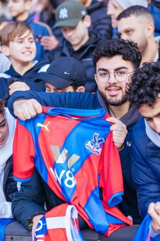 MELBOURNE, AUSTRALIA - JULY 18: Fans as Crystal Palace train ahead of their pre-season clash with Manchester United at the MCG on Melbourne on 18th July 2022