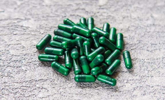 homeopathy Herbs.herbal sedatives .Selective focus.medical objects