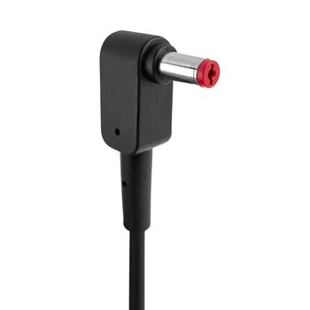 plug for laptop charging socket, on white background