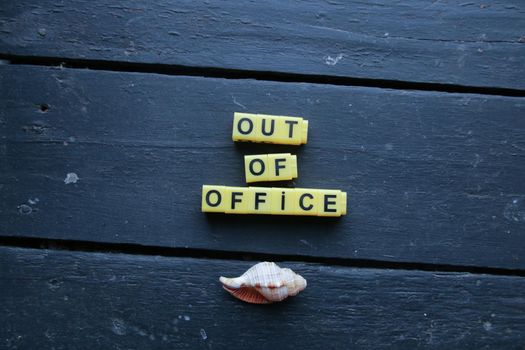 out of office creative concept