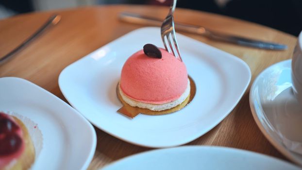 A table of cakes and coffee at a girl's breakfast