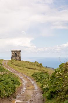 Landscape in Sao Miguel en Azores, Portugal.