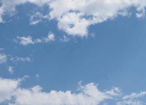 blue sky with clouds useful as a background